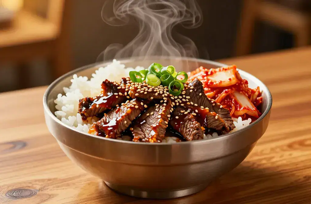Finished bold korean beef bowls fast recipe for Bold Korean Beef Bowls: 15 Fast Family Dinners Packed with Flavor - Quick & Bold Flavor - A vibrant, glossy bowl