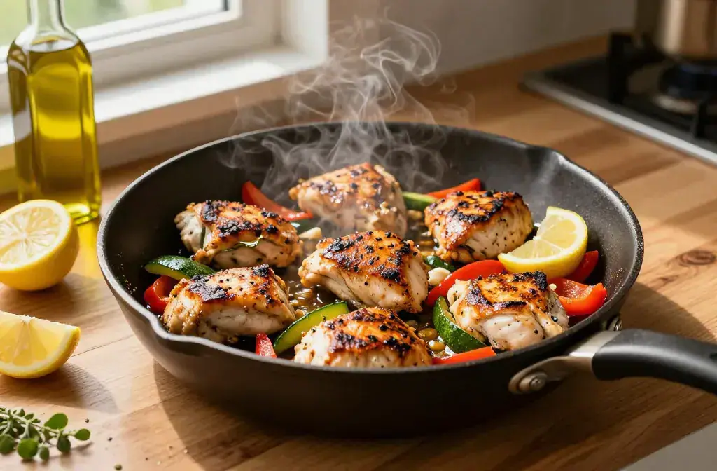 Finished budget high protein dinners under recipe for Budget High Protein Dinners Under 30 Minutes: Weeknight Wins - A vibrant, high-contrast hero of a sizzling