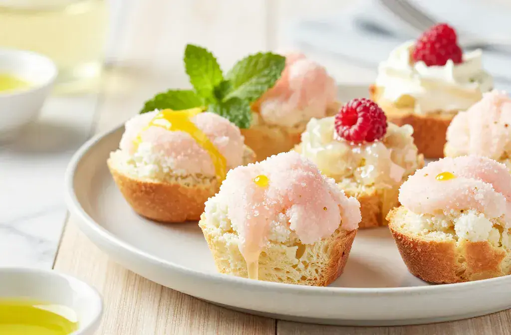 Finished cloud bread three ways light recipe for Cloud Bread Three Ways for a Light Summer Treat: Breeze-Worthy Bites - A bright, editorial-style hero of delica
