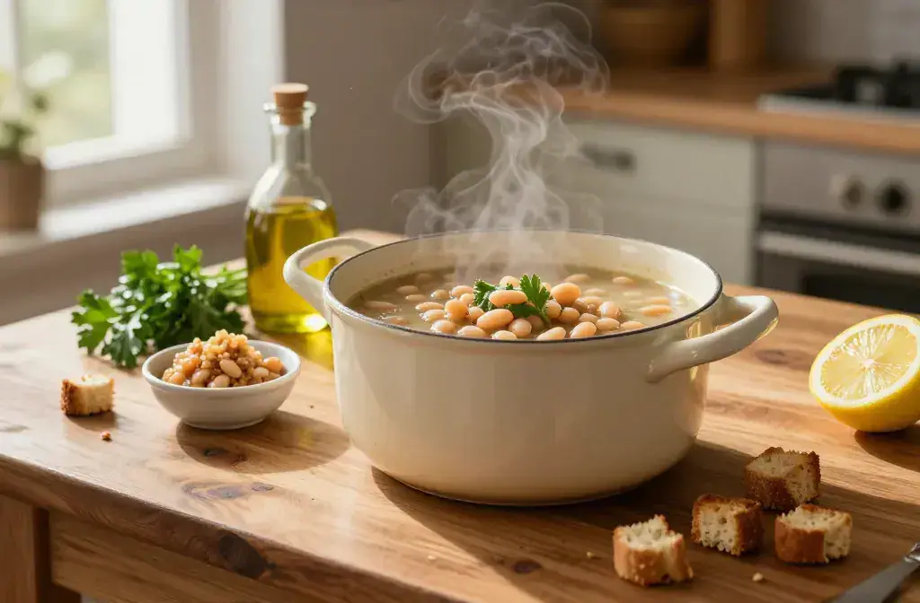 Finished cozy white bean soups cheap recipe for Cozy White Bean Soups: 12 Cheap Comfort Food Dinners for Winter - Budget-Friendly Bowls - A warm, inviting kitch