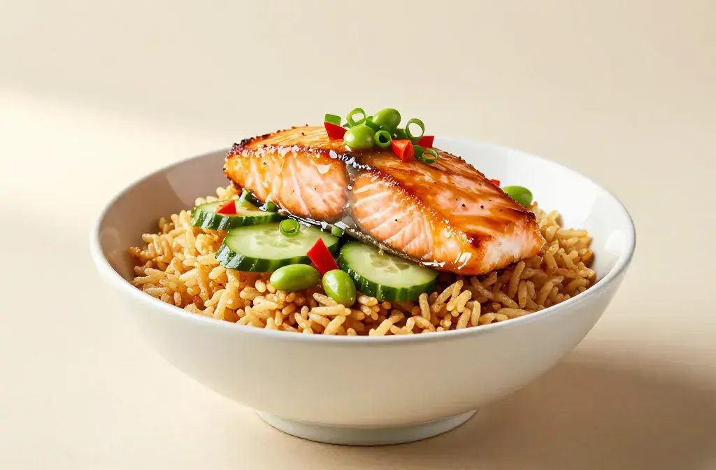 Finished crispy rice salmon bowls better recipe for Crispy Rice Salmon Bowls Better Than Takeout: Weeknight Win - A vibrant, high-contrast blog header featuring