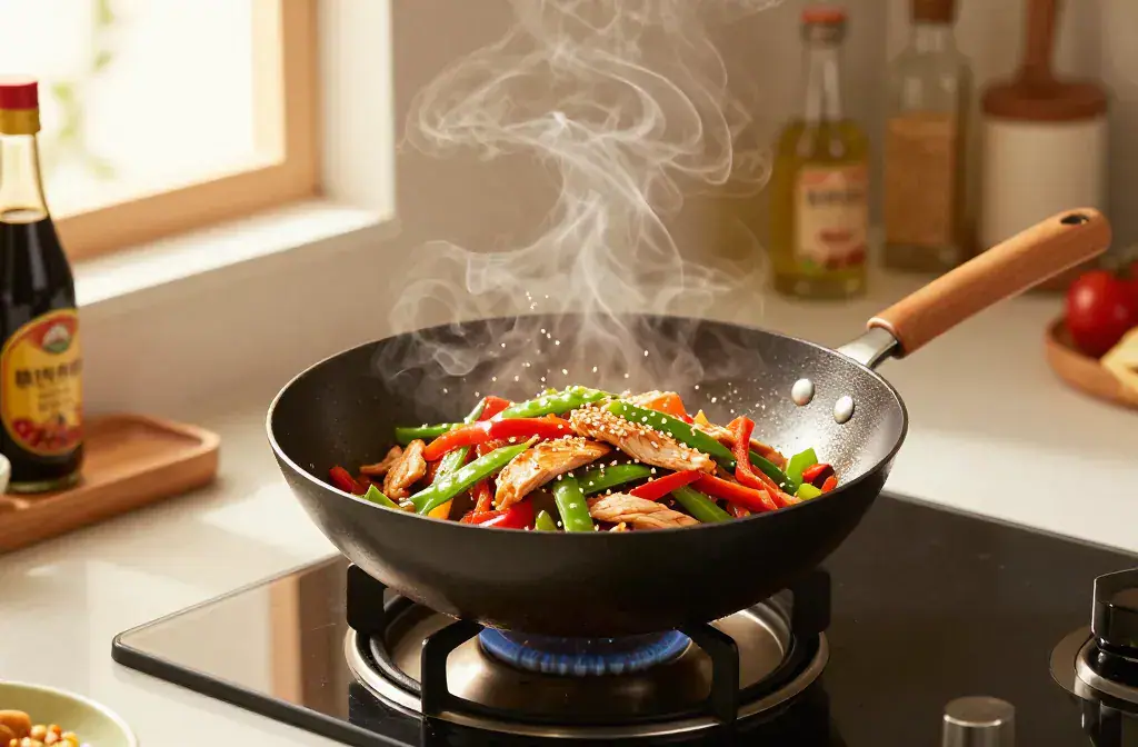 Finished fakeaway dinners better than takeout recipe for Easy Fakeaway Dinners Better Than Takeout: Weeknight Wins - A vibrant hero of a glossy, sizzling wok sc