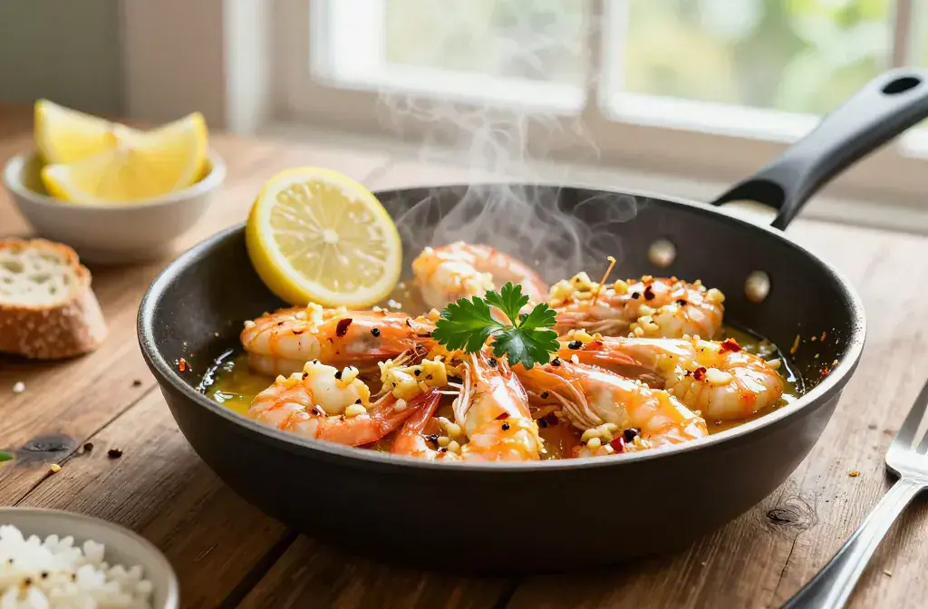 Finished garlic butter shrimp can any recipe for Garlic Butter Shrimp You Can Make Any Weeknight: Your 10-Min Miracle Tonight - A sizzling, glossy skillet of ga