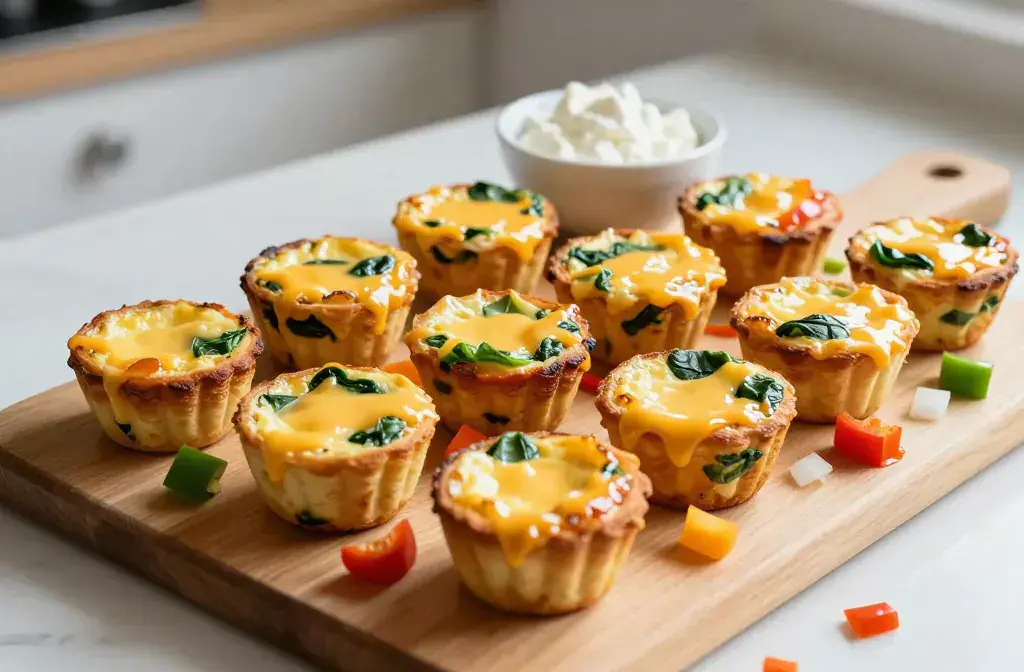 Finished high protein breakfast egg muffins recipe for High Protein Breakfast Egg Muffins Made Ahead: Easy Weeklong Fuel - A vibrant, high-contrast hero of a do