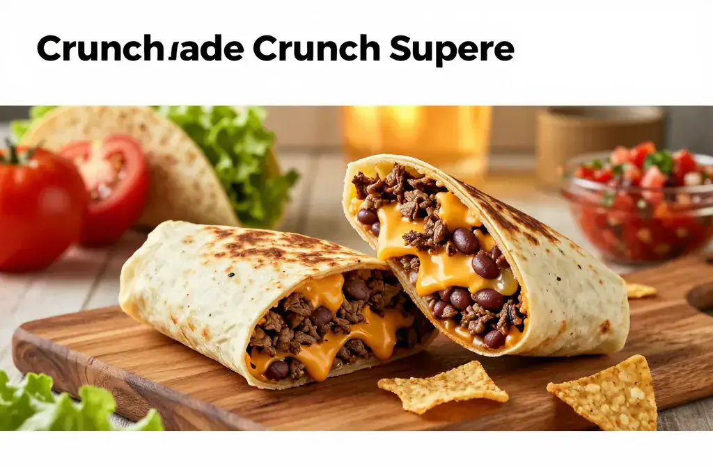 Finished homemade crunchwrap supreme family taco recipe for Homemade Crunchwrap Supreme for Family Taco Night: Quick Win - A vibrant, editorial-style hero of a