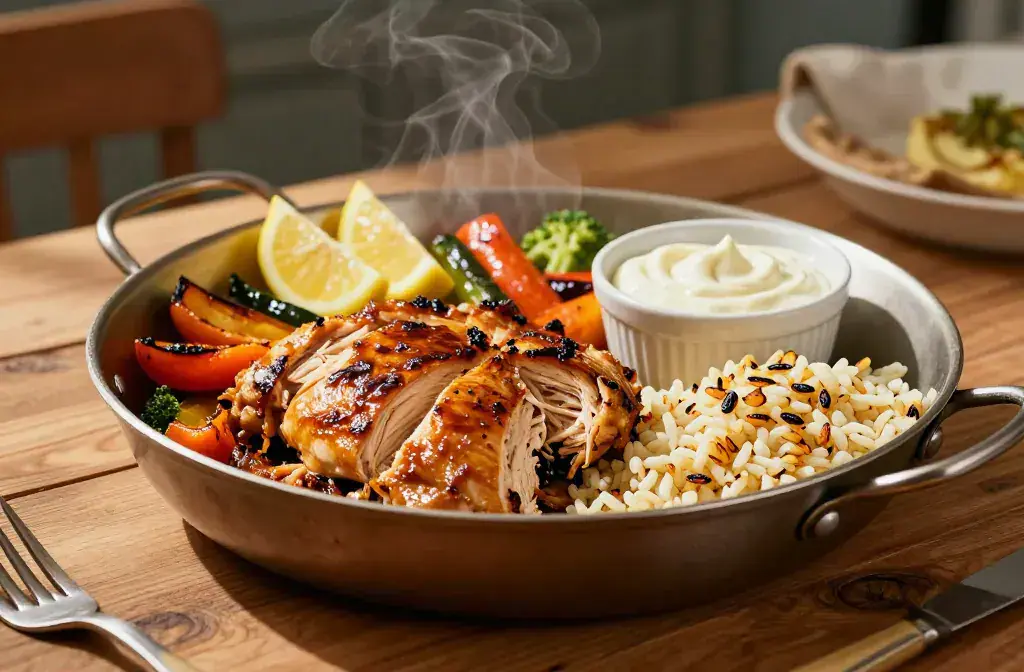 Finished leftover rotisserie chicken dinners can recipe for 20 Leftover Rotisserie Chicken Dinners You Can Make Fast Tonight - A vibrant, high-contrast hero of