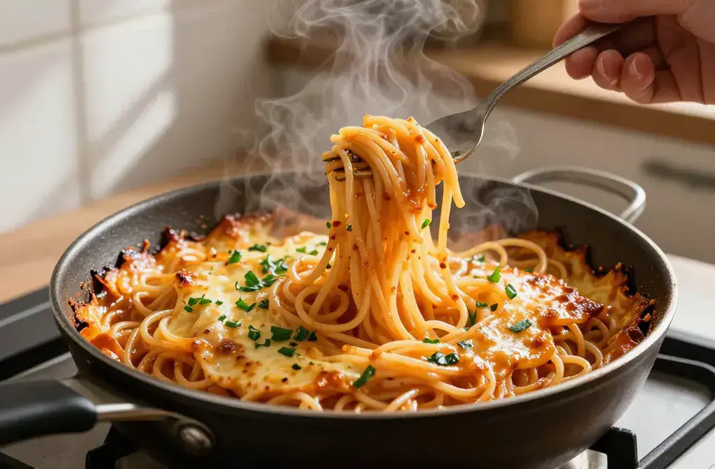 Finished leftover spaghetti better second day recipe for Leftover Spaghetti Recipes That Are Better the Second Day: Quick Wins - A vibrant, editorial hero of a
