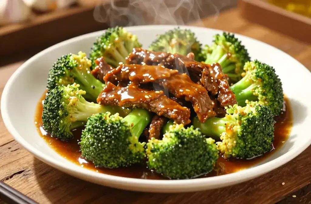 Finished quick beef broccoli beats takeout recipe for Quick Beef and Broccoli That Beats Takeout Every Time in 20 Minutes - A glossy, restaurant-style skillet o