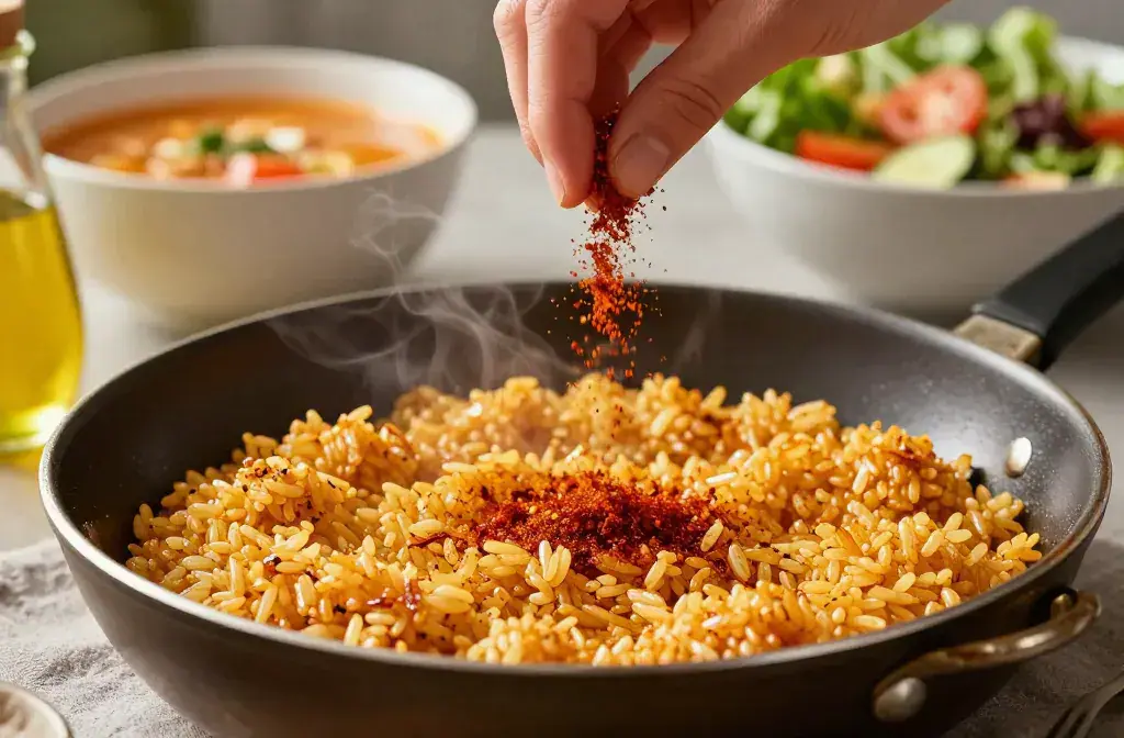 Finished turn leftover rice crispy rice recipe for Turn Leftover Rice Into Crispy Rice Toppers: Crunchy Weeknight Rescue - A vibrant, editorial-style hero featu