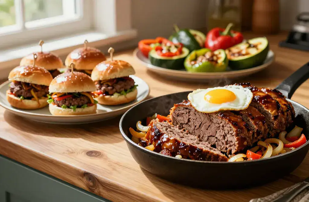 Finished what leftover meatloaf creative recipe for What to Make with Leftover Meatloaf: 8 Creative Ideas for Dinner - A vibrant, editorial-style hero featuring